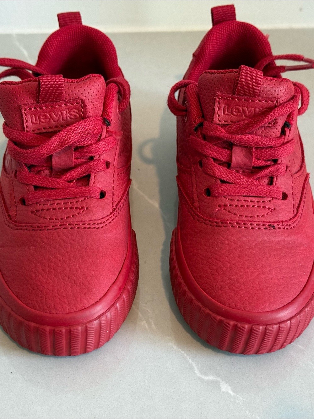 Levi's Kids Red Low-Top Sneakers (Toddler) 9C